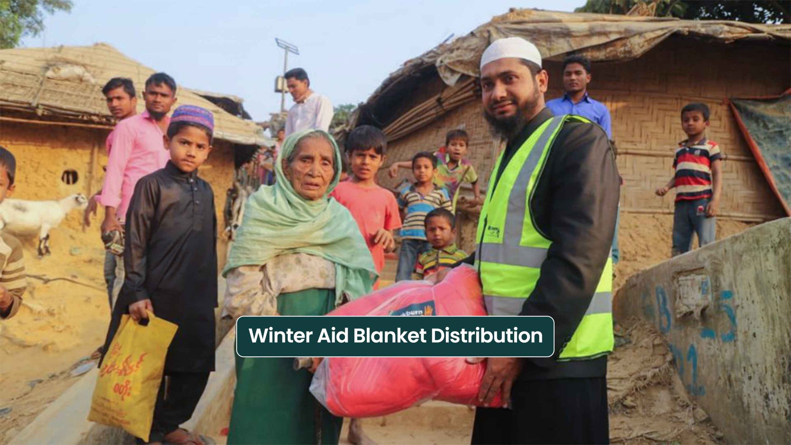 Winter Aid Blanket Distribution